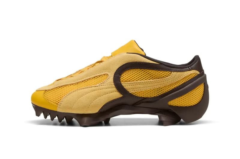 PUMA Beisser "Yellow Sizzle" 402959-03 Release Info archival silhouette lugs spikes soccer football ballerina shoe 