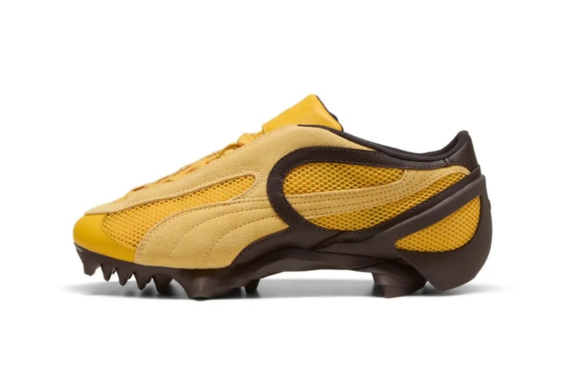 PUMA Beisser "Yellow Sizzle" 402959-03 Release Info archival silhouette lugs spikes soccer football ballerina shoe 
