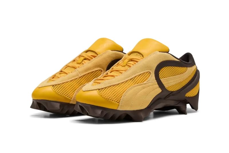 PUMA Beisser "Yellow Sizzle" 402959-03 Release Info archival silhouette lugs spikes soccer football ballerina shoe 