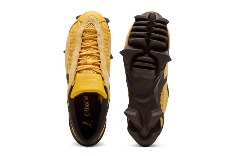 PUMA Beisser "Yellow Sizzle" 402959-03 Release Info archival silhouette lugs spikes soccer football ballerina shoe 
