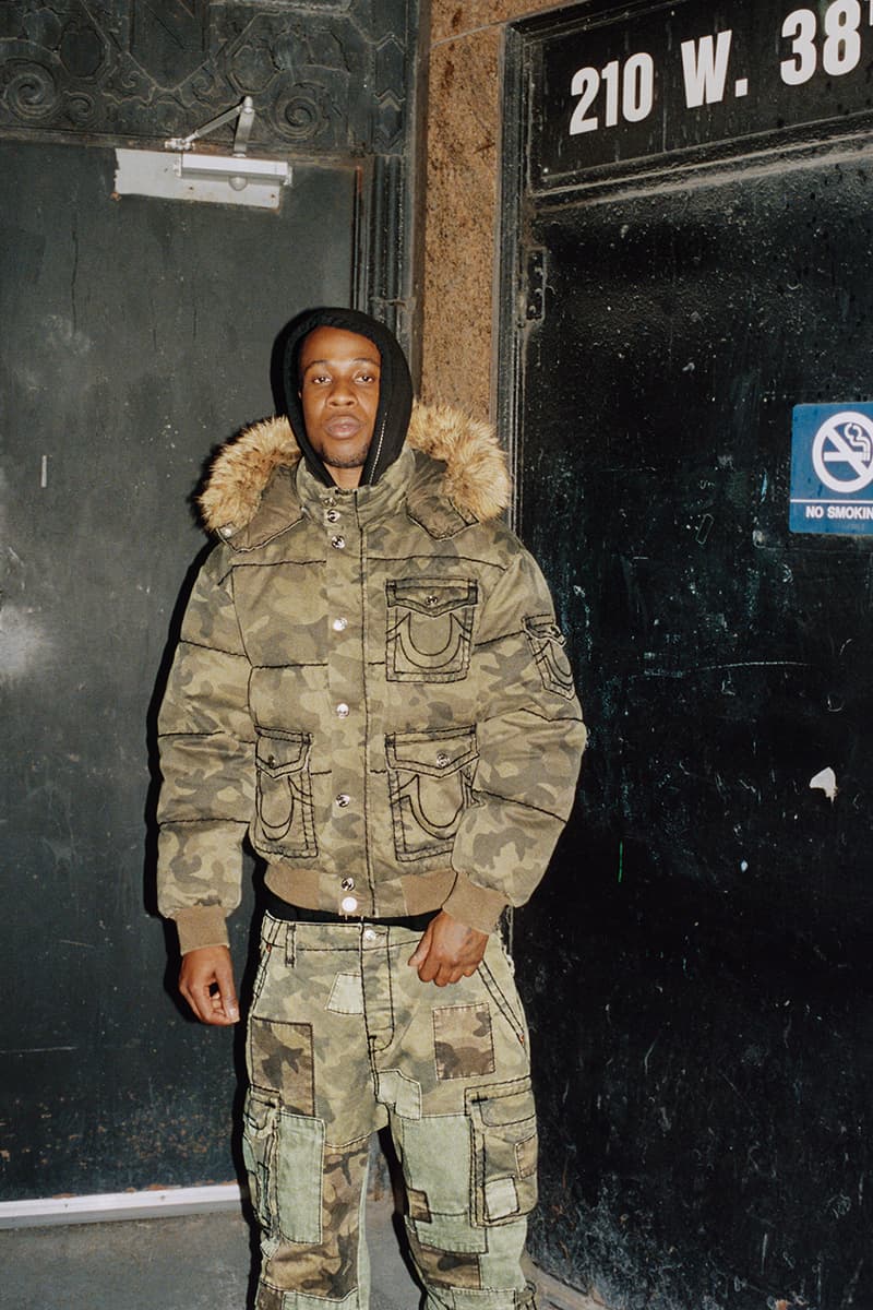 Supreme x True Religion Fall 2025 Collaboration denim jeans release info Leather Trucker Jacket, Puffer Jacket, L/S Shirt, Polo, Zip Up Hooded Sweatshirt, Leather Pant, Cargo Pant, Sweatpant, Earflap 5-Panel, 6-Panel and Beanie