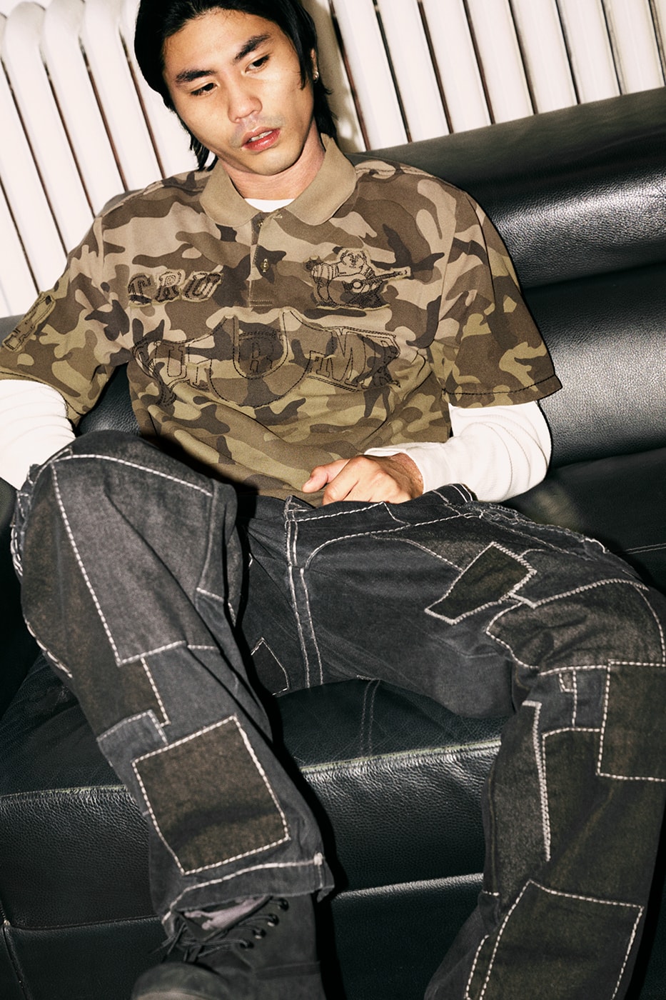 Supreme x True Religion Fall 2025 Collaboration denim jeans release info Leather Trucker Jacket, Puffer Jacket, L/S Shirt, Polo, Zip Up Hooded Sweatshirt, Leather Pant, Cargo Pant, Sweatpant, Earflap 5-Panel, 6-Panel and Beanie