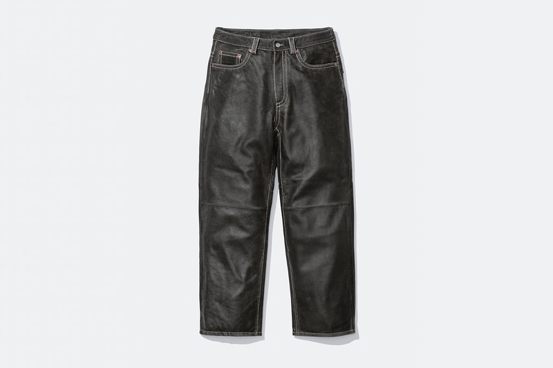 Supreme x True Religion Fall 2025 Collaboration denim jeans release info Leather Trucker Jacket, Puffer Jacket, L/S Shirt, Polo, Zip Up Hooded Sweatshirt, Leather Pant, Cargo Pant, Sweatpant, Earflap 5-Panel, 6-Panel and Beanie