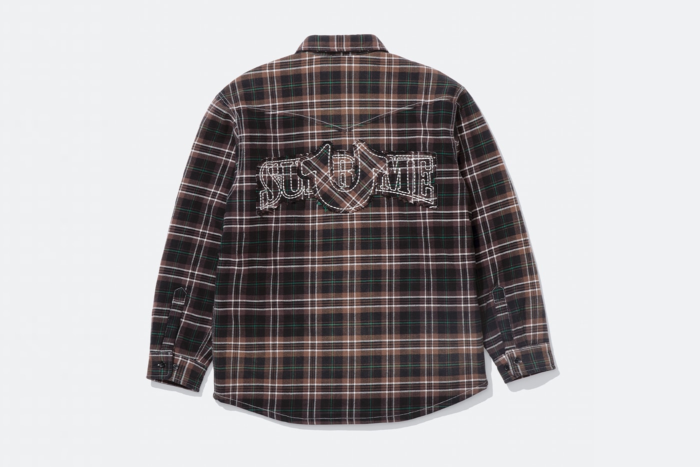 Supreme x True Religion Fall 2025 Collaboration denim jeans release info Leather Trucker Jacket, Puffer Jacket, L/S Shirt, Polo, Zip Up Hooded Sweatshirt, Leather Pant, Cargo Pant, Sweatpant, Earflap 5-Panel, 6-Panel and Beanie