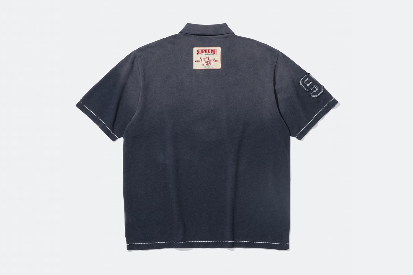 Supreme x True Religion Fall 2025 Collaboration denim jeans release info Leather Trucker Jacket, Puffer Jacket, L/S Shirt, Polo, Zip Up Hooded Sweatshirt, Leather Pant, Cargo Pant, Sweatpant, Earflap 5-Panel, 6-Panel and Beanie