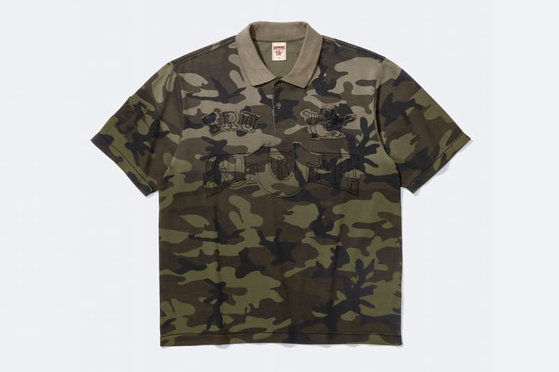 Supreme x True Religion Fall 2025 Collaboration denim jeans release info Leather Trucker Jacket, Puffer Jacket, L/S Shirt, Polo, Zip Up Hooded Sweatshirt, Leather Pant, Cargo Pant, Sweatpant, Earflap 5-Panel, 6-Panel and Beanie