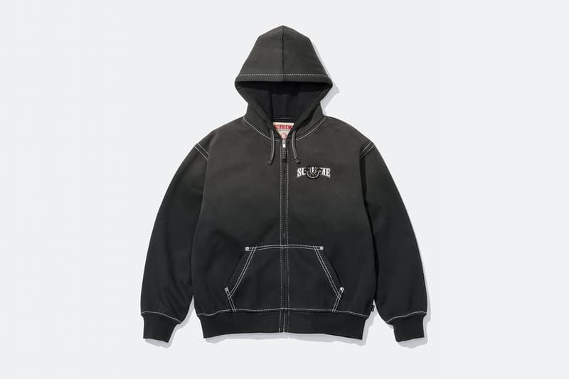 Supreme x True Religion Fall 2025 Collaboration denim jeans release info Leather Trucker Jacket, Puffer Jacket, L/S Shirt, Polo, Zip Up Hooded Sweatshirt, Leather Pant, Cargo Pant, Sweatpant, Earflap 5-Panel, 6-Panel and Beanie