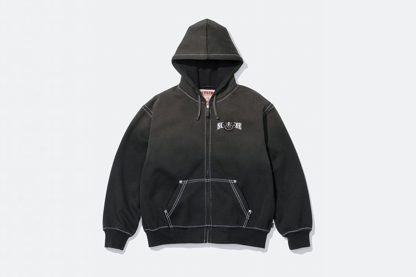 Supreme x True Religion Fall 2025 Collaboration denim jeans release info Leather Trucker Jacket, Puffer Jacket, L/S Shirt, Polo, Zip Up Hooded Sweatshirt, Leather Pant, Cargo Pant, Sweatpant, Earflap 5-Panel, 6-Panel and Beanie