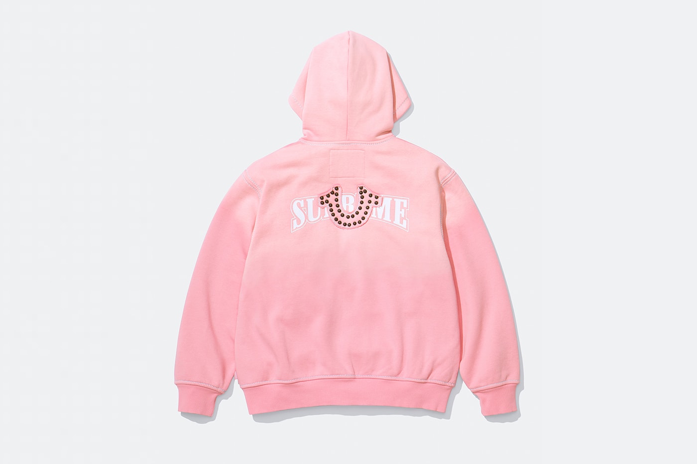 Supreme x True Religion Fall 2025 Collaboration denim jeans release info Leather Trucker Jacket, Puffer Jacket, L/S Shirt, Polo, Zip Up Hooded Sweatshirt, Leather Pant, Cargo Pant, Sweatpant, Earflap 5-Panel, 6-Panel and Beanie