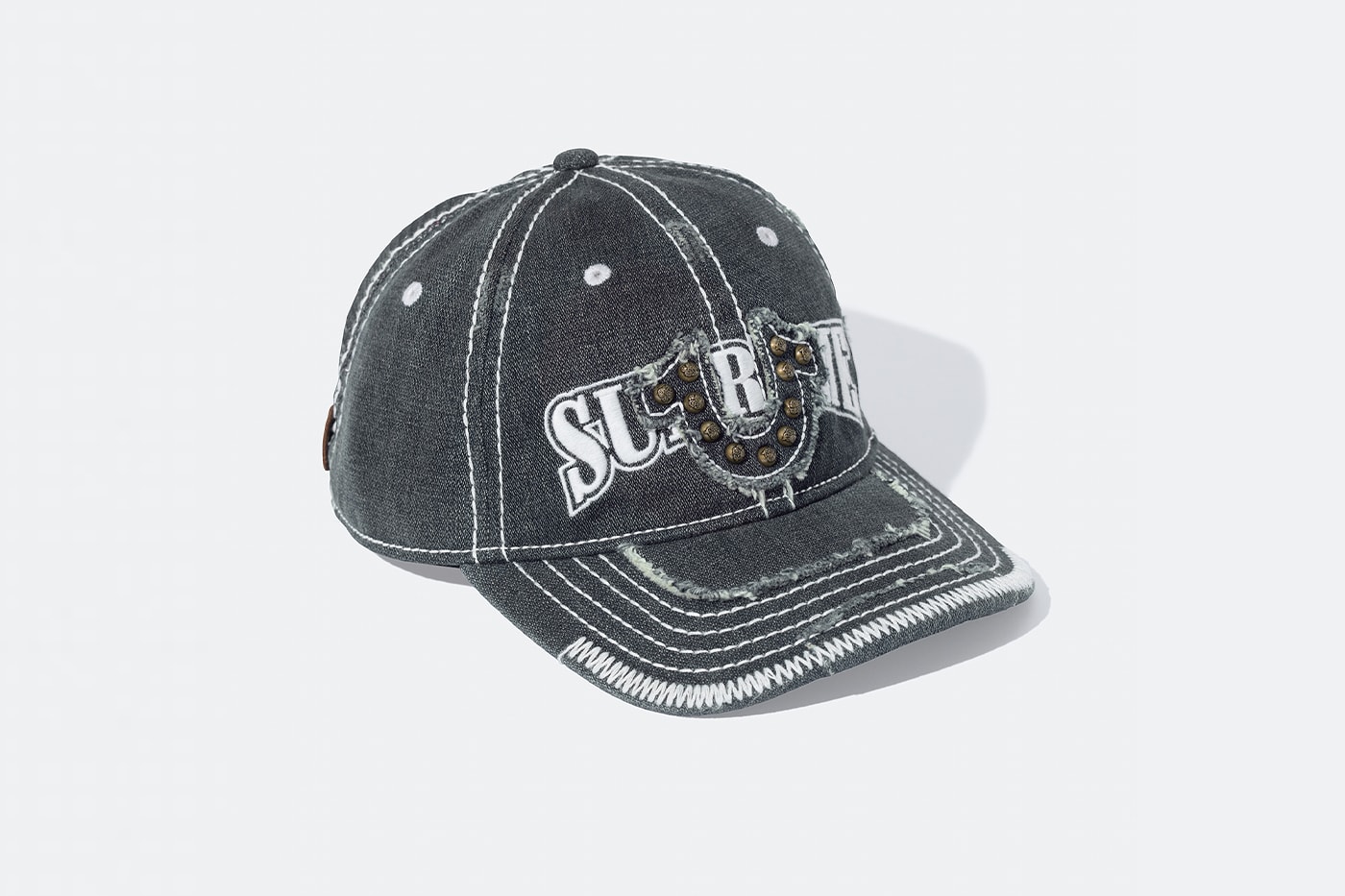 Supreme x True Religion Fall 2025 Collaboration denim jeans release info Leather Trucker Jacket, Puffer Jacket, L/S Shirt, Polo, Zip Up Hooded Sweatshirt, Leather Pant, Cargo Pant, Sweatpant, Earflap 5-Panel, 6-Panel and Beanie
