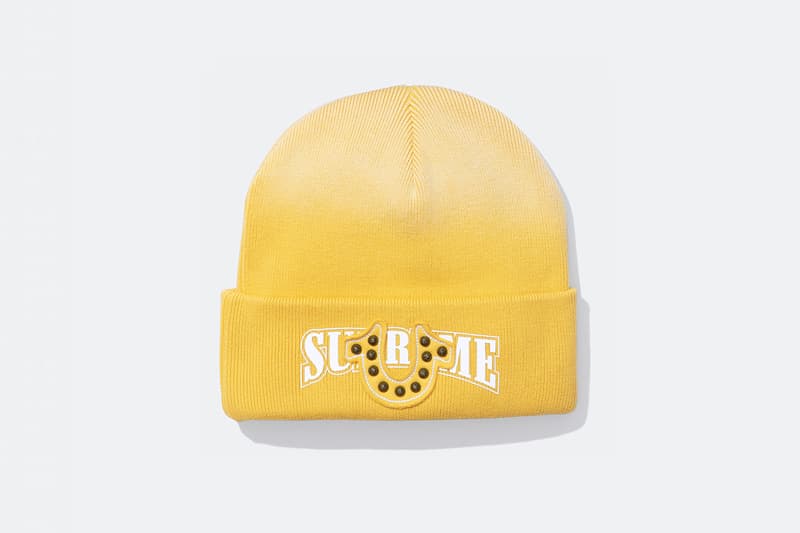 Supreme x True Religion Fall 2025 Collaboration denim jeans release info Leather Trucker Jacket, Puffer Jacket, L/S Shirt, Polo, Zip Up Hooded Sweatshirt, Leather Pant, Cargo Pant, Sweatpant, Earflap 5-Panel, 6-Panel and Beanie