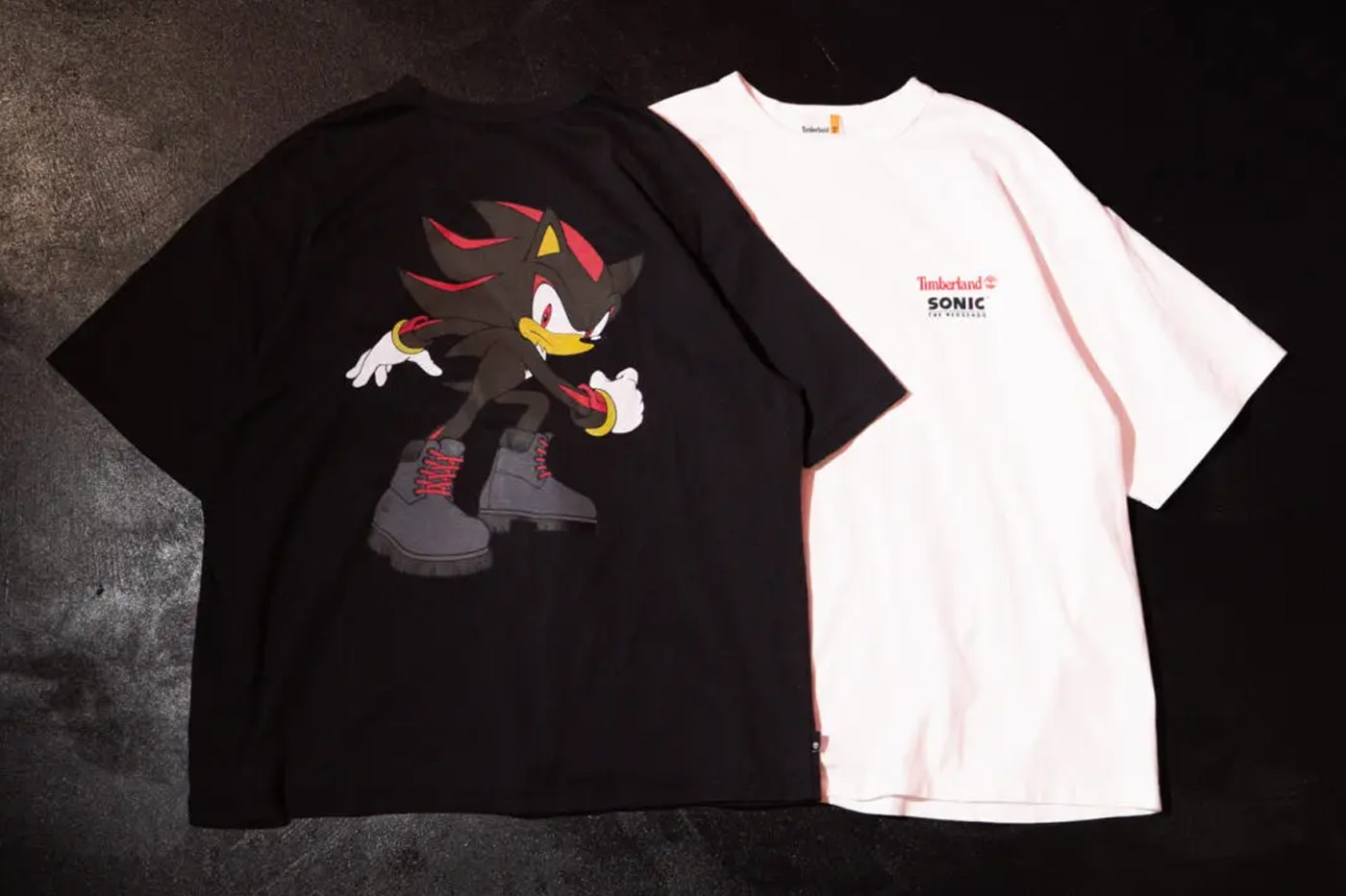 Timberland x SEGA Shadow the Hedgehog Collaboration 6-inch premium waterproof boots apparel black red shibuya tokyo short sleeve long sleeve graphic t-shirt tee