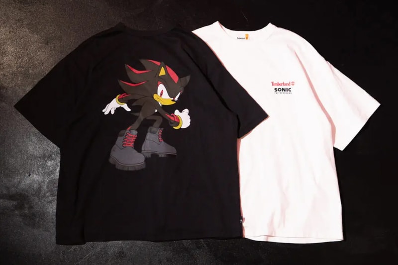 Timberland x SEGA Shadow the Hedgehog Collaboration 6-inch premium waterproof boots apparel black red shibuya tokyo short sleeve long sleeve graphic t-shirt tee