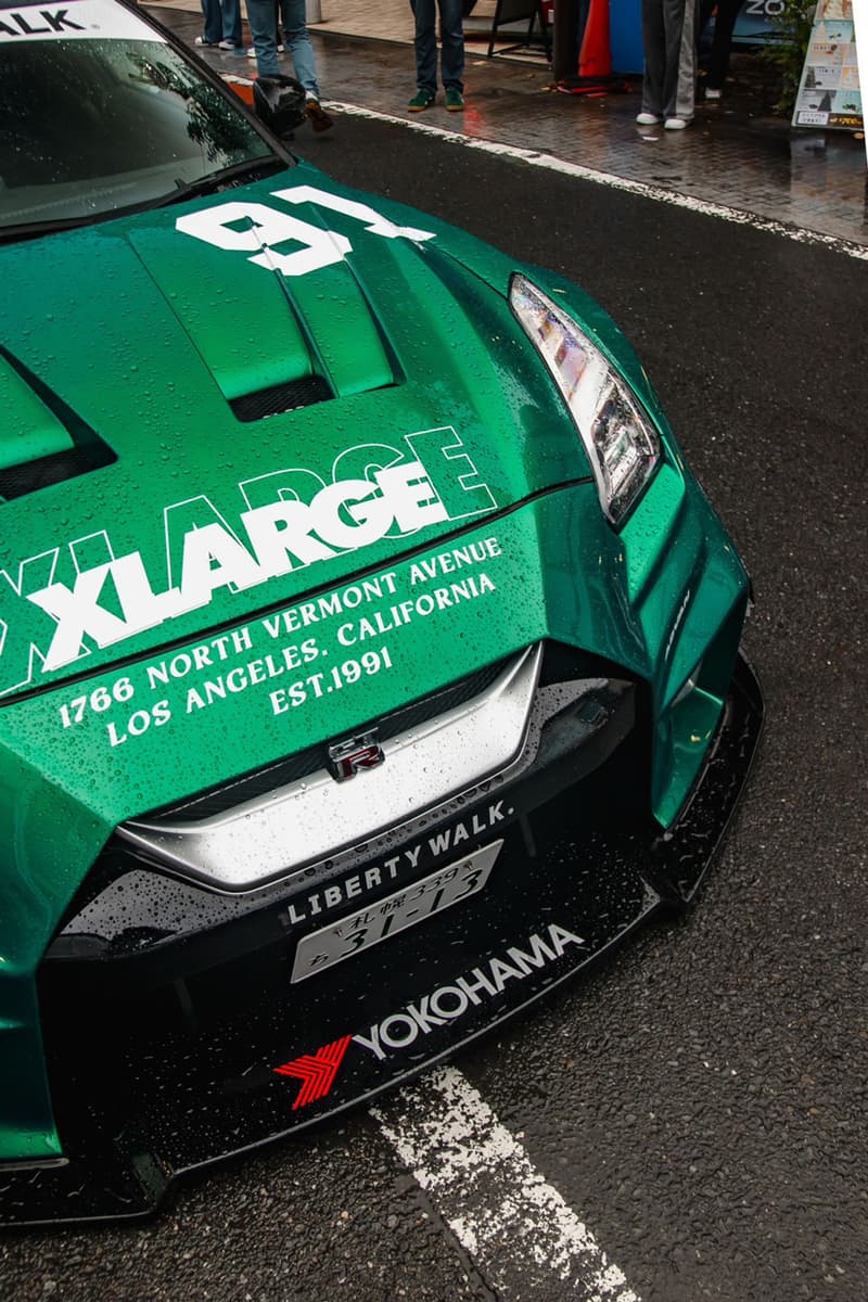 XLARGE LIBERTY WALK Custom Nissan GT-R Car Automotive Body Wrap Apparel T-shirts Skateboard Decks Mini Collector Items 
