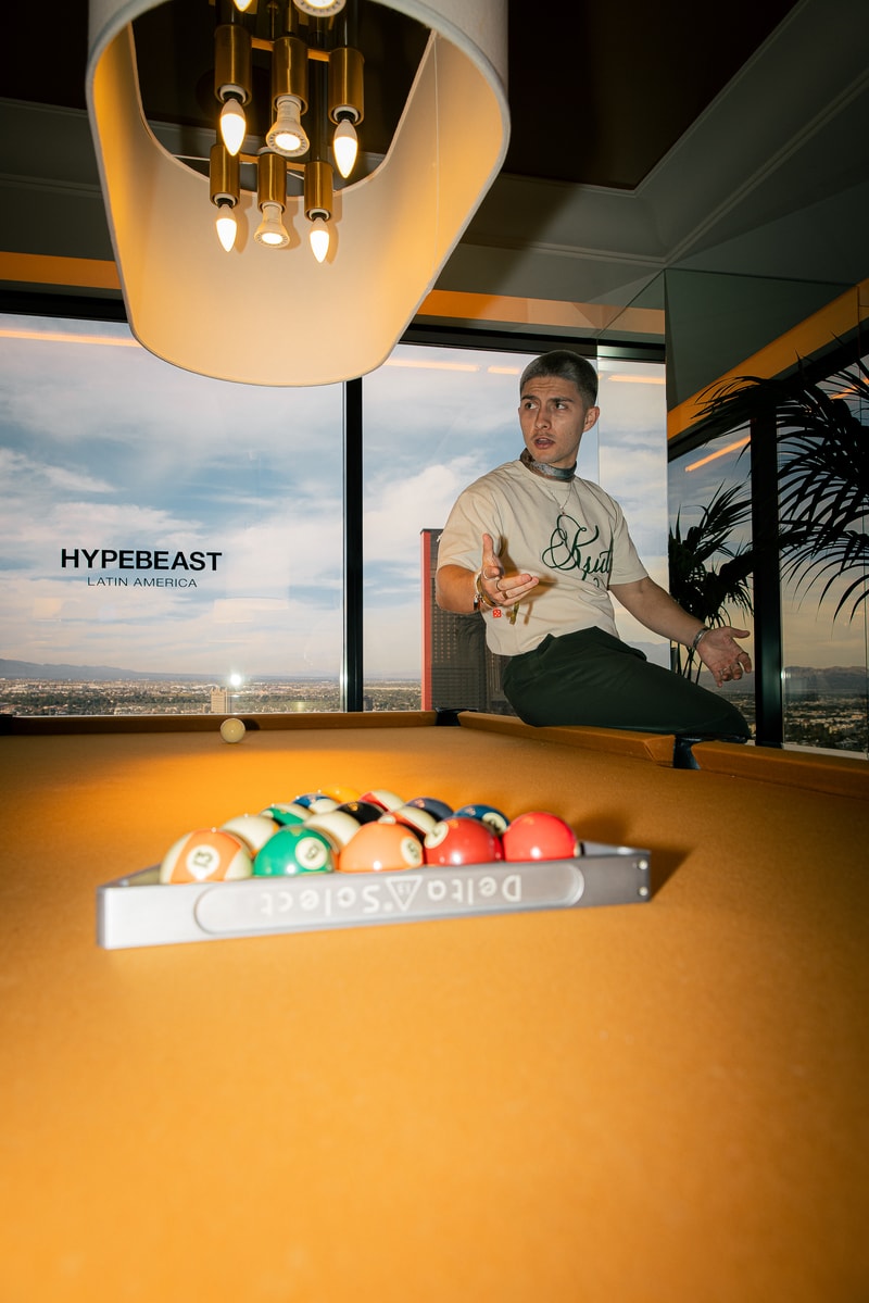 Hypebeast LATAM Interview Suite Las Vegas wynn encore hotel latin Grammys latin mafia aleman fuerza regida arcangel mon laferte nathy peluso trueno nicki nicole ivan cornejo jay wheeler judeline chuwi sofia reyes ovy on the drums lit killah alvaro diaz oscar maydon morat