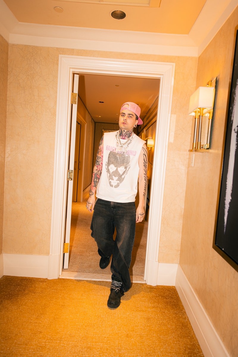 Hypebeast LATAM Interview Suite Las Vegas wynn encore hotel latin Grammys latin mafia aleman fuerza regida arcangel mon laferte nathy peluso trueno nicki nicole ivan cornejo jay wheeler judeline chuwi sofia reyes ovy on the drums lit killah alvaro diaz oscar maydon morat