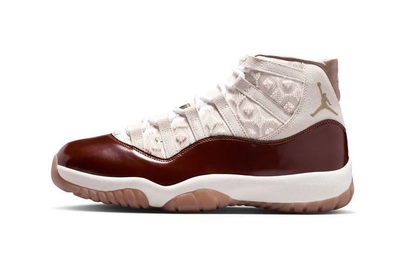 Air Jordan 11 China Gym Red Soft Pearl Red Gum Medium Brown Metallic Gold IM8352-670 Release Info