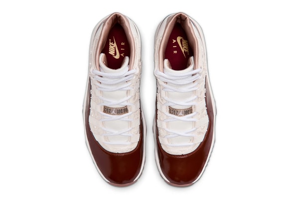 Air Jordan 11 China Gym Red Soft Pearl Red Gum Medium Brown Metallic Gold IM8352-670 Release Info