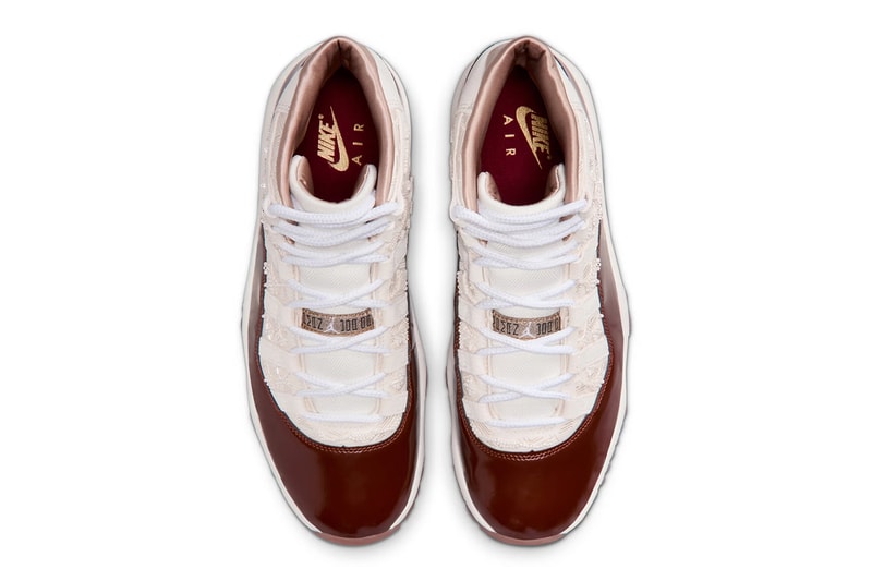 Air Jordan 11 China Gym Red Soft Pearl Red Gum Medium Brown Metallic Gold IM8352-670 Release Info
