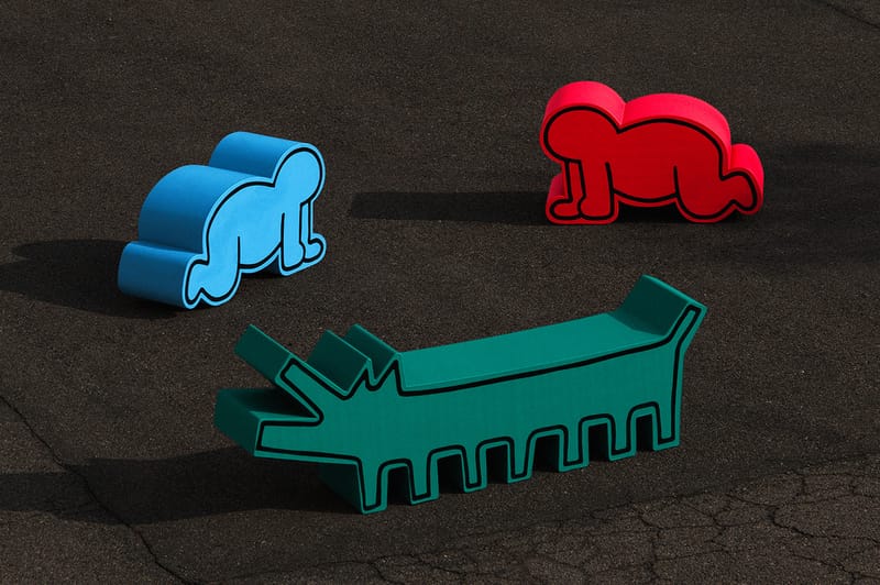 Gufram Revives Keith Haring’s Luna Luna Carousel Seats