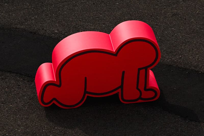 Gufram x Luna Luna Keith Haring Dog Crawling Baby Design Objects