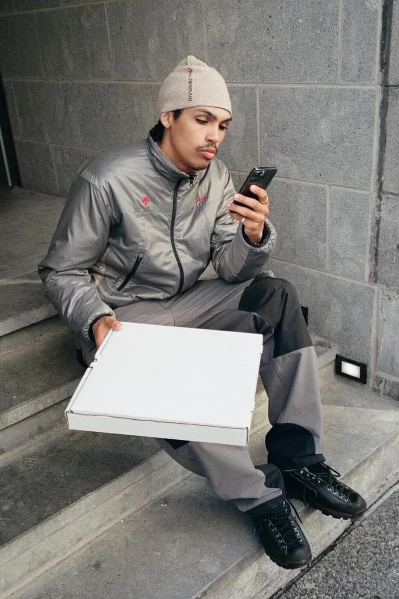 JJJJound x Descente Fall 2025 Collaboration Is All About Urban Utility montreal canada brand windbreaker pants vests realtree beanies toque own Jacket and Hardshell Parka, alongside versatile layers such as a Reversible Jacket and Vest, Hardshell Pants, and foundational apparel like a Button-Up Shirt and Warm-Up Longsleeve. Accessories, including a Crossbody Bag, Duffle Bag, and various hats and socks