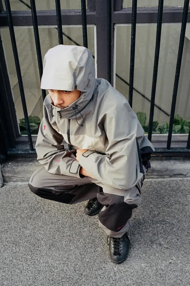 JJJJound x Descente Fall 2025 Collaboration Is All About Urban Utility montreal canada brand windbreaker pants vests realtree beanies toque own Jacket and Hardshell Parka, alongside versatile layers such as a Reversible Jacket and Vest, Hardshell Pants, and foundational apparel like a Button-Up Shirt and Warm-Up Longsleeve. Accessories, including a Crossbody Bag, Duffle Bag, and various hats and socks