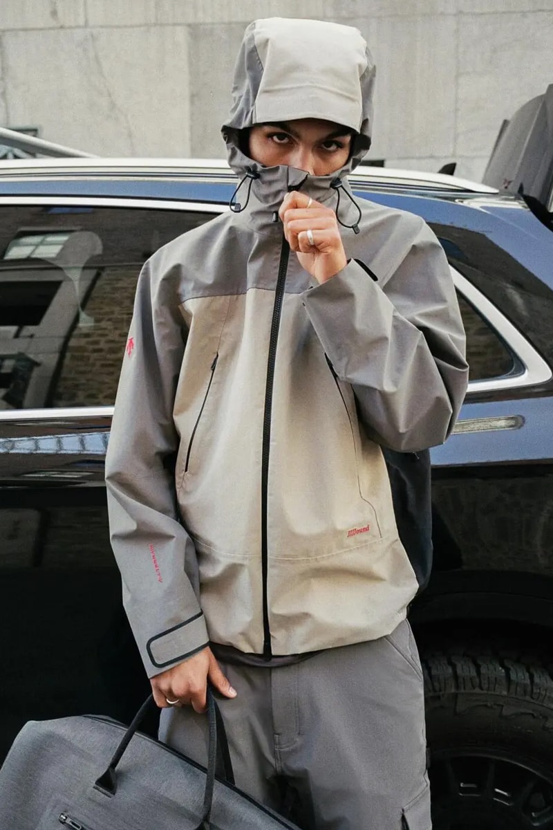 JJJJound x Descente Fall 2025 Collaboration Is All About Urban Utility montreal canada brand windbreaker pants vests realtree beanies toque own Jacket and Hardshell Parka, alongside versatile layers such as a Reversible Jacket and Vest, Hardshell Pants, and foundational apparel like a Button-Up Shirt and Warm-Up Longsleeve. Accessories, including a Crossbody Bag, Duffle Bag, and various hats and socks