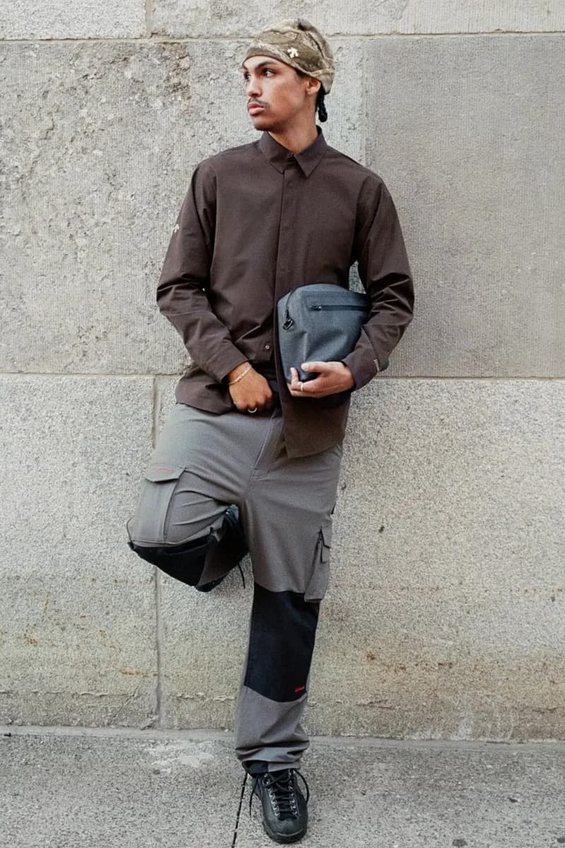 JJJJound x Descente Fall 2025 Collaboration Is All About Urban Utility montreal canada brand windbreaker pants vests realtree beanies toque own Jacket and Hardshell Parka, alongside versatile layers such as a Reversible Jacket and Vest, Hardshell Pants, and foundational apparel like a Button-Up Shirt and Warm-Up Longsleeve. Accessories, including a Crossbody Bag, Duffle Bag, and various hats and socks