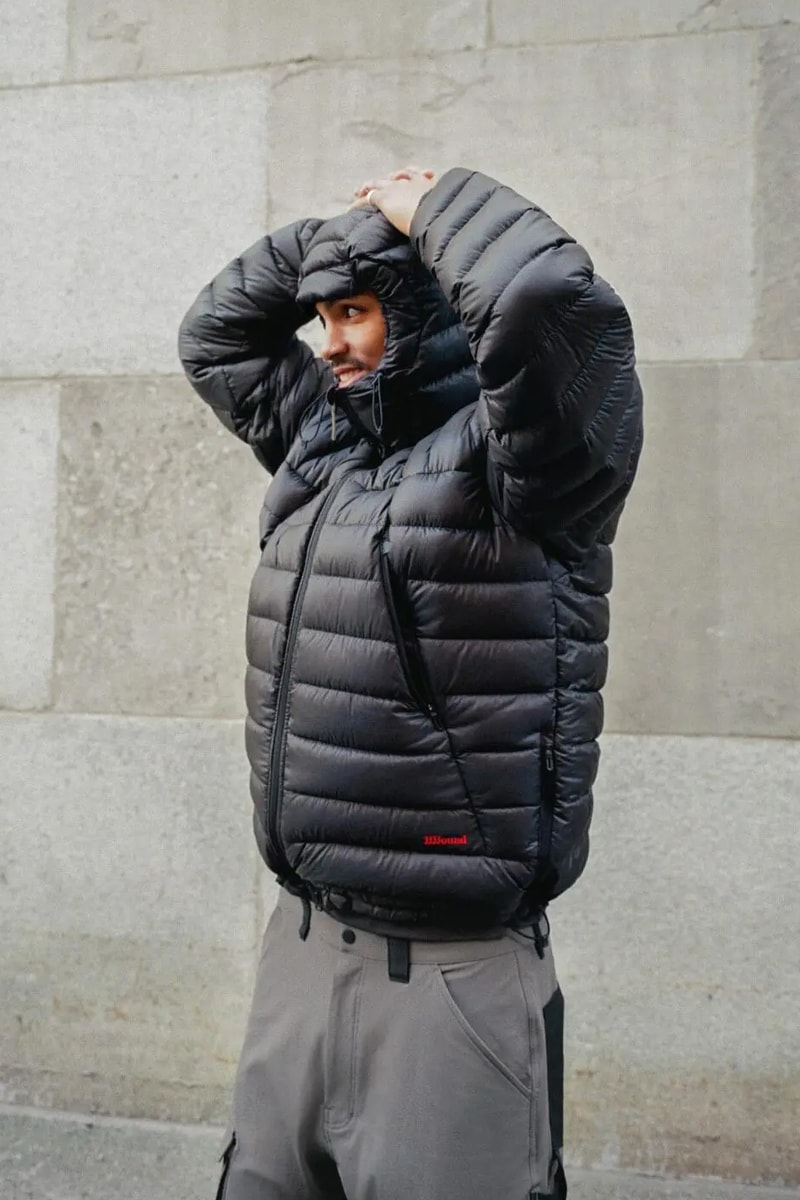 JJJJound x Descente Fall 2025 Collaboration Is All About Urban Utility montreal canada brand windbreaker pants vests realtree beanies toque own Jacket and Hardshell Parka, alongside versatile layers such as a Reversible Jacket and Vest, Hardshell Pants, and foundational apparel like a Button-Up Shirt and Warm-Up Longsleeve. Accessories, including a Crossbody Bag, Duffle Bag, and various hats and socks