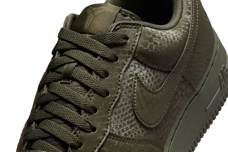 Kobe Bryant Nike Air Force 1 Low Cargo Khaki IB0018-301 Release Info