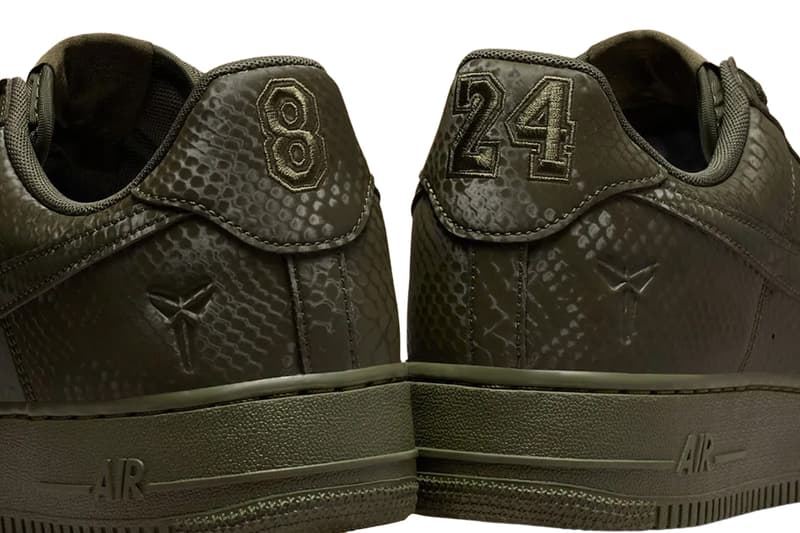 Kobe Bryant Nike Air Force 1 Low Cargo Khaki IB0018-301 Release Info