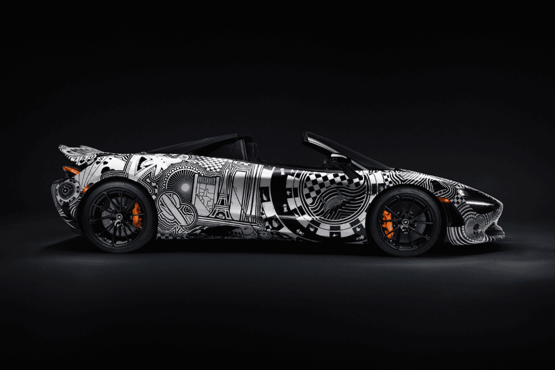 McLaren Unveils Bespoke Vegas Inspired 750S ahead of Las Vegas Grand Prix, “Muriwai white” paint, McLaren's Lando Norris and Oscar Piastri, Wynn Hotel in Las Vegas, McLaren Special Operations (MSO)