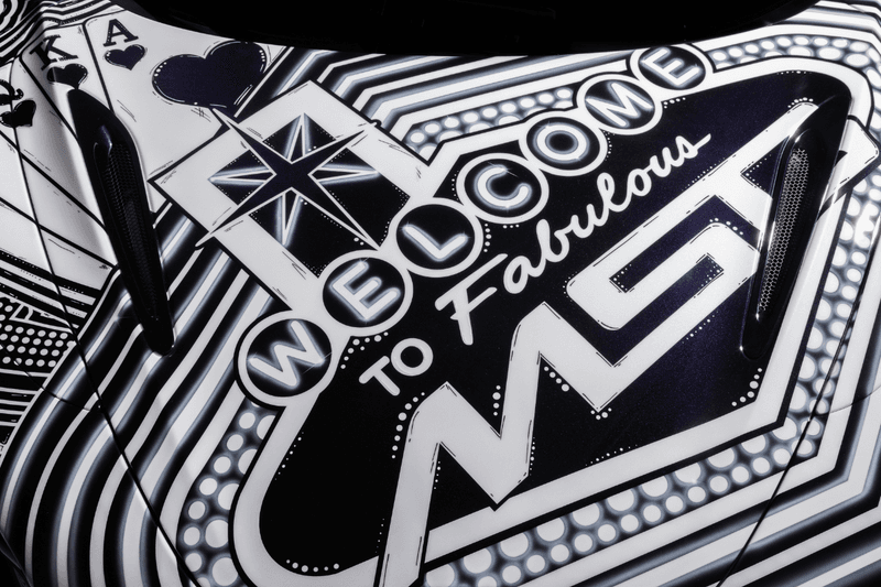 McLaren Unveils Bespoke Vegas Inspired 750S ahead of Las Vegas Grand Prix, “Muriwai white” paint, McLaren's Lando Norris and Oscar Piastri, Wynn Hotel in Las Vegas, McLaren Special Operations (MSO)