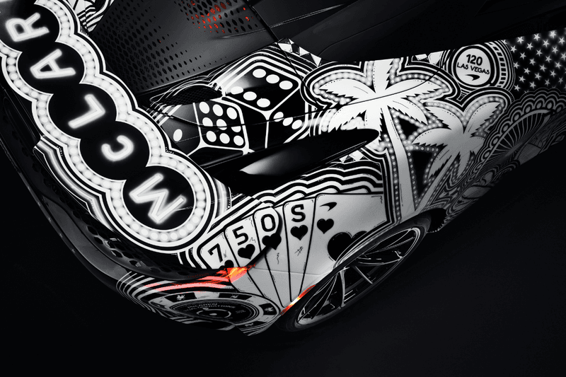 McLaren Unveils Bespoke Vegas Inspired 750S ahead of Las Vegas Grand Prix, “Muriwai white” paint, McLaren's Lando Norris and Oscar Piastri, Wynn Hotel in Las Vegas, McLaren Special Operations (MSO)