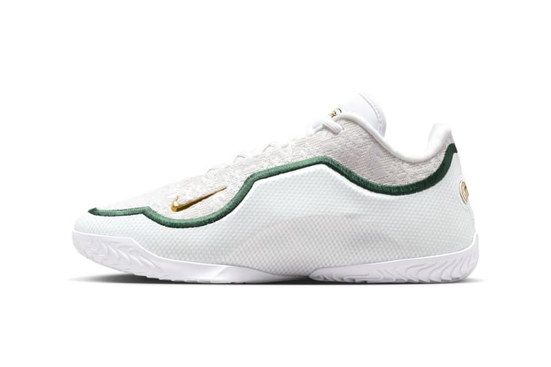 Official Look at the Nike LeBron 23 "From This Point Forward" lebron james HJ5629-101 White/Stadium Green-Light Smoke Grey-Black december 2025 chosen one los angeles lakers nba IB9563-101