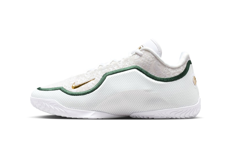 Official Look at the Nike LeBron 23 "From This Point Forward" lebron james HJ5629-101 White/Stadium Green-Light Smoke Grey-Black december 2025 chosen one los angeles lakers nba IB9563-101