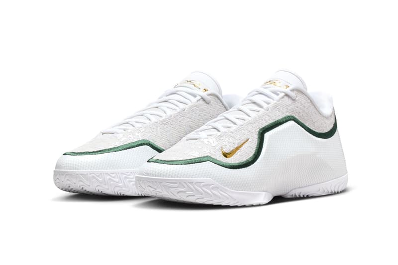 Official Look at the Nike LeBron 23 "From This Point Forward" lebron james HJ5629-101 White/Stadium Green-Light Smoke Grey-Black december 2025 chosen one los angeles lakers nba IB9563-101