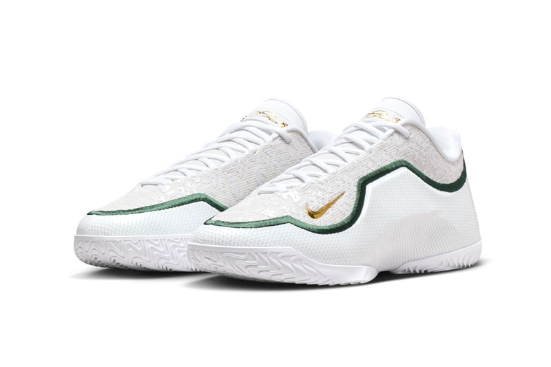 Official Look at the Nike LeBron 23 "From This Point Forward" lebron james HJ5629-101 White/Stadium Green-Light Smoke Grey-Black december 2025 chosen one los angeles lakers nba IB9563-101