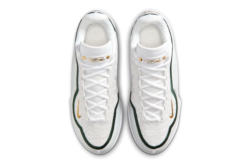 Official Look at the Nike LeBron 23 "From This Point Forward" lebron james HJ5629-101 White/Stadium Green-Light Smoke Grey-Black december 2025 chosen one los angeles lakers nba IB9563-101