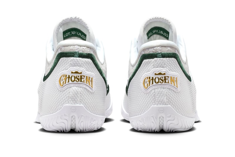 Official Look at the Nike LeBron 23 "From This Point Forward" lebron james HJ5629-101 White/Stadium Green-Light Smoke Grey-Black december 2025 chosen one los angeles lakers nba IB9563-101