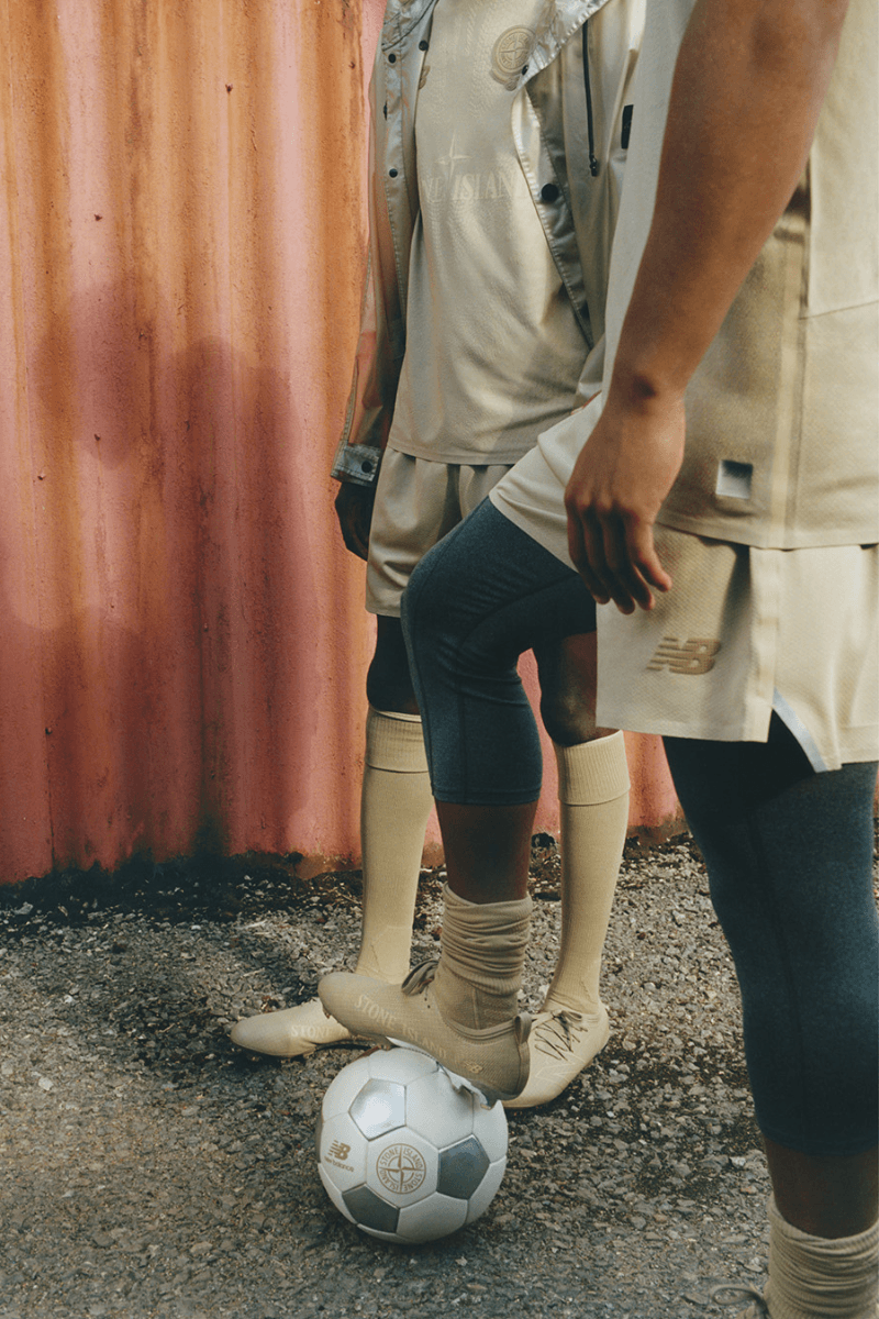 Stone Island and New Balance Release the New Furon V8 and Football Kit, Bukayo Saka and Dave, Blackwall and photographed by Dexter Navy, 'The Boy Who Played the Harp',