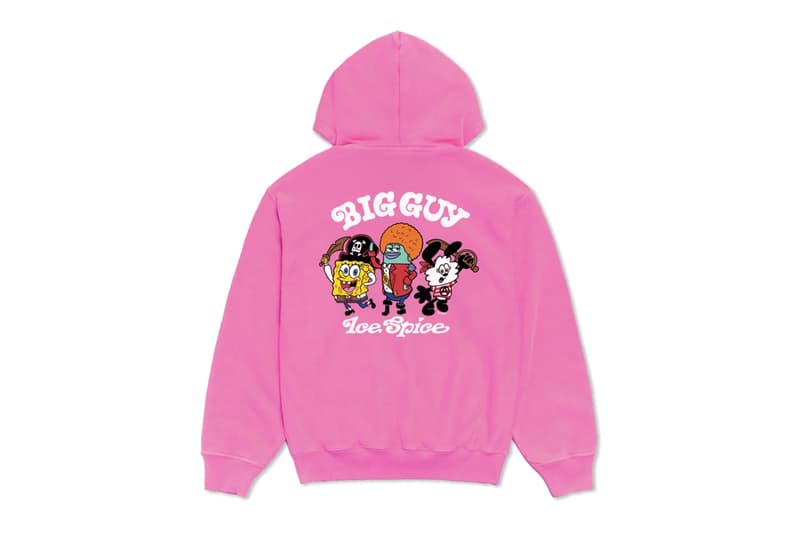 VERDY Teams up With Ice Spice for a Collaborative SpongeBob Collection capsule zip hoodie tee character t-shirt bandana big guy merch collection