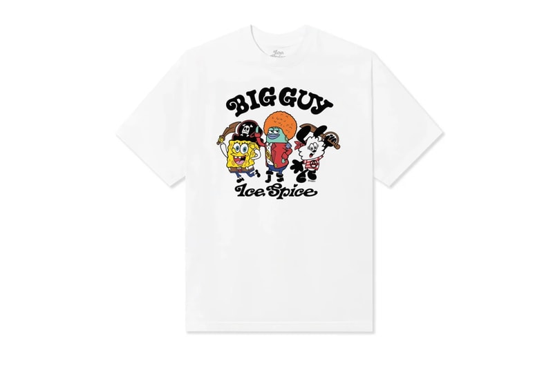 VERDY Teams up With Ice Spice for a Collaborative SpongeBob Collection capsule zip hoodie tee character t-shirt bandana big guy merch collection
