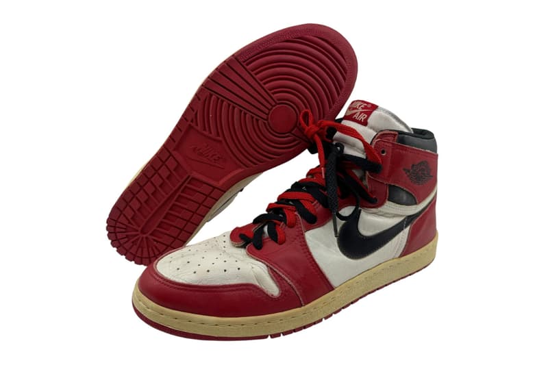 Michael Jordan Game Worn air jordan 1 chicago bulls detroit pistons Auction sells 205 000 usd
