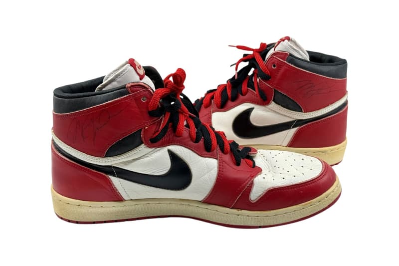 Michael Jordan Game Worn air jordan 1 chicago bulls detroit pistons Auction sells 205 000 usd