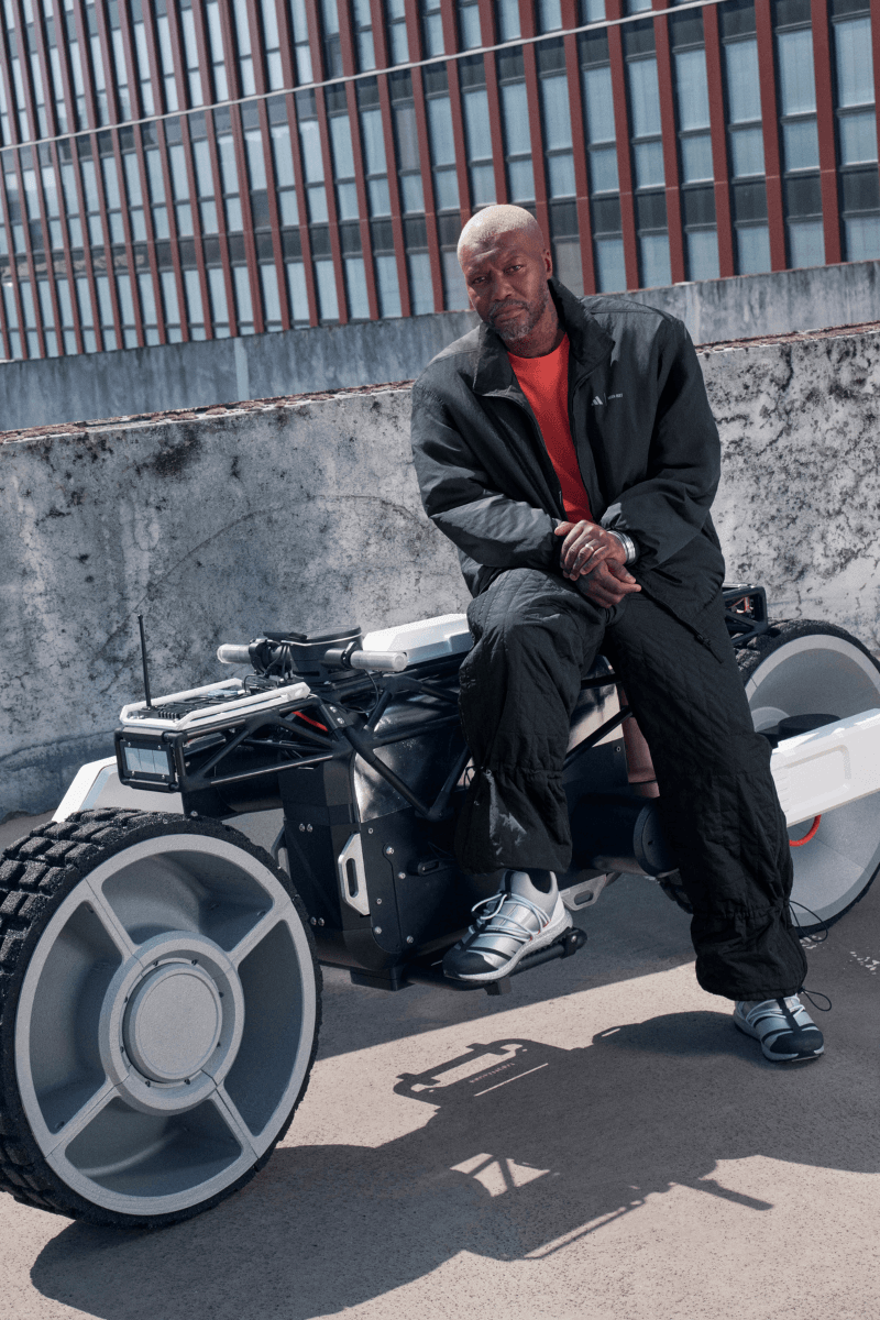 Adidas x Moonboots Have Dropped a Fall / Winter 25 Collection, The campaign was shot by Julien Boudet and modeled by Djibril Cissé and Frida Karlsson, the ‘Moon Boot Ultraboost’ and the ‘Moon Boot ACE’.