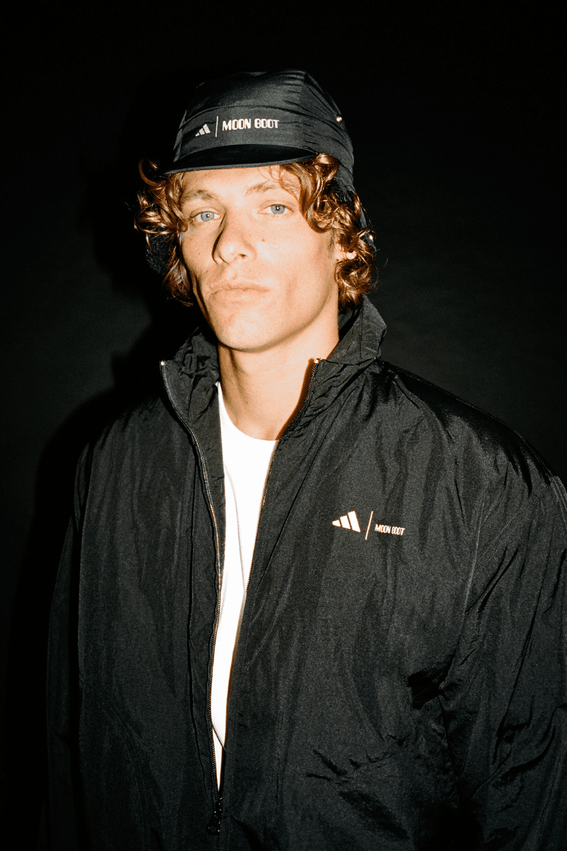 Adidas x Moonboots Have Dropped a Fall / Winter 25 Collection, The campaign was shot by Julien Boudet and modeled by Djibril Cissé and Frida Karlsson, the ‘Moon Boot Ultraboost’ and the ‘Moon Boot ACE’.