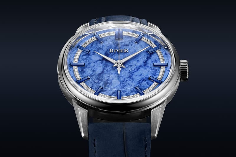 Biver Automatique Collection Dubai Watch Week Info Clous de Paris Two-Tone quartzite diamonds sapphires lavender jade mahogany obsidian Oeil de Fer