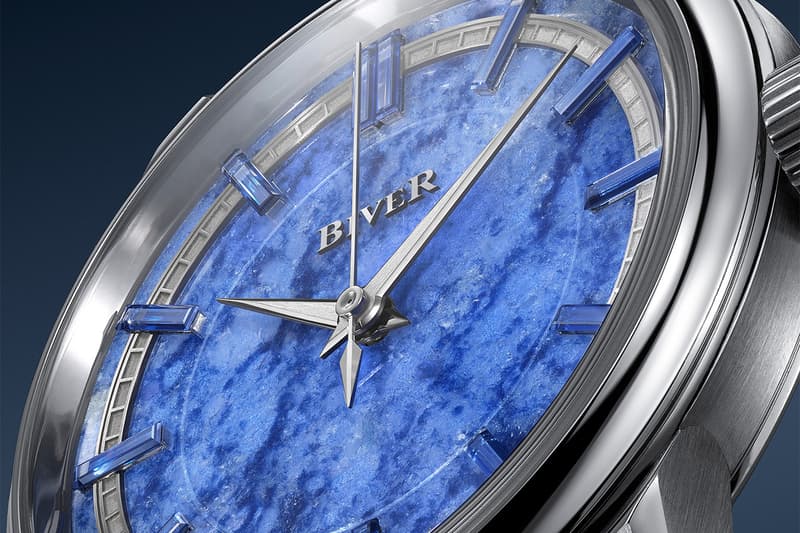 Biver Automatique Collection Dubai Watch Week Info Clous de Paris Two-Tone quartzite diamonds sapphires lavender jade mahogany obsidian Oeil de Fer